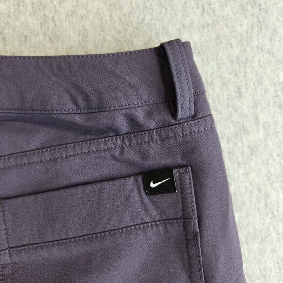 Nike Golf Pants Womens 2 Purple Slim Leg Water Resistant Nylon Repel AT3327-015 - Picture 6 of 16